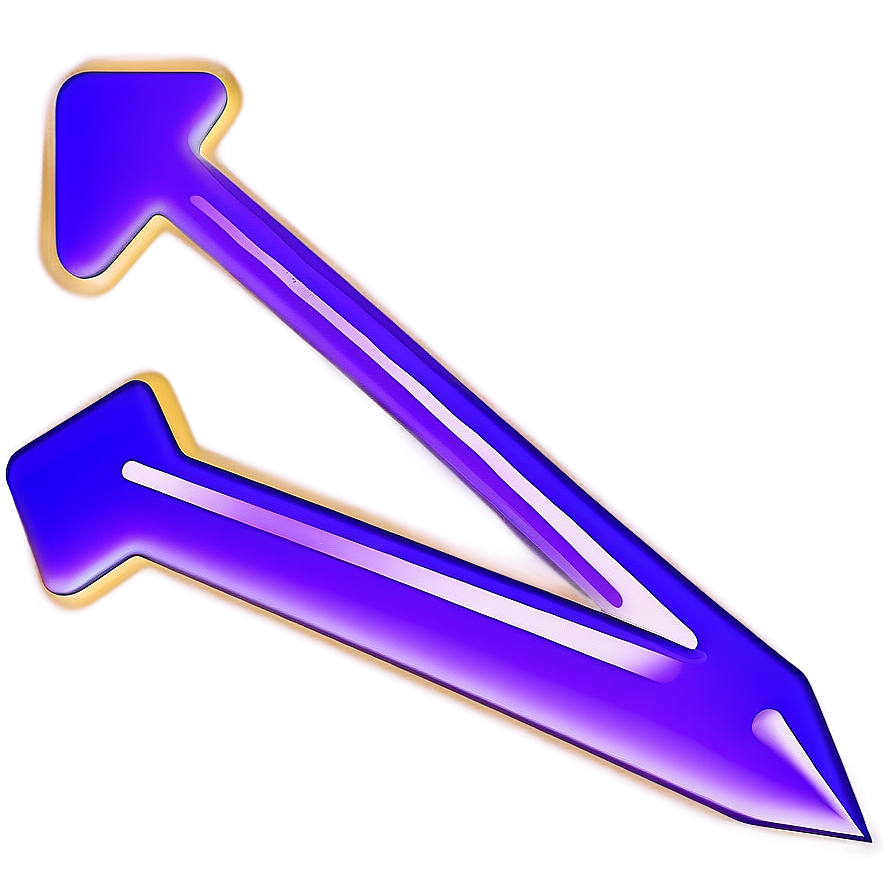 Transparent Purple Arrow Clipart Png 95