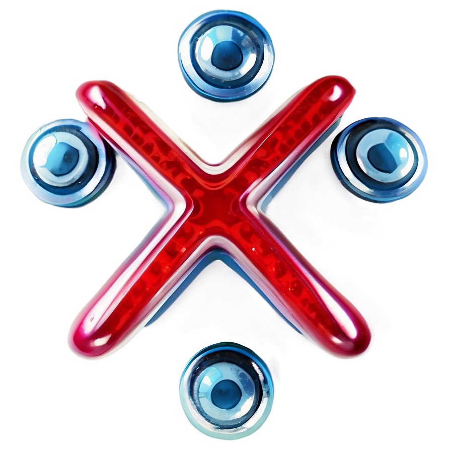 Transparent Red X Design Png Hfh30