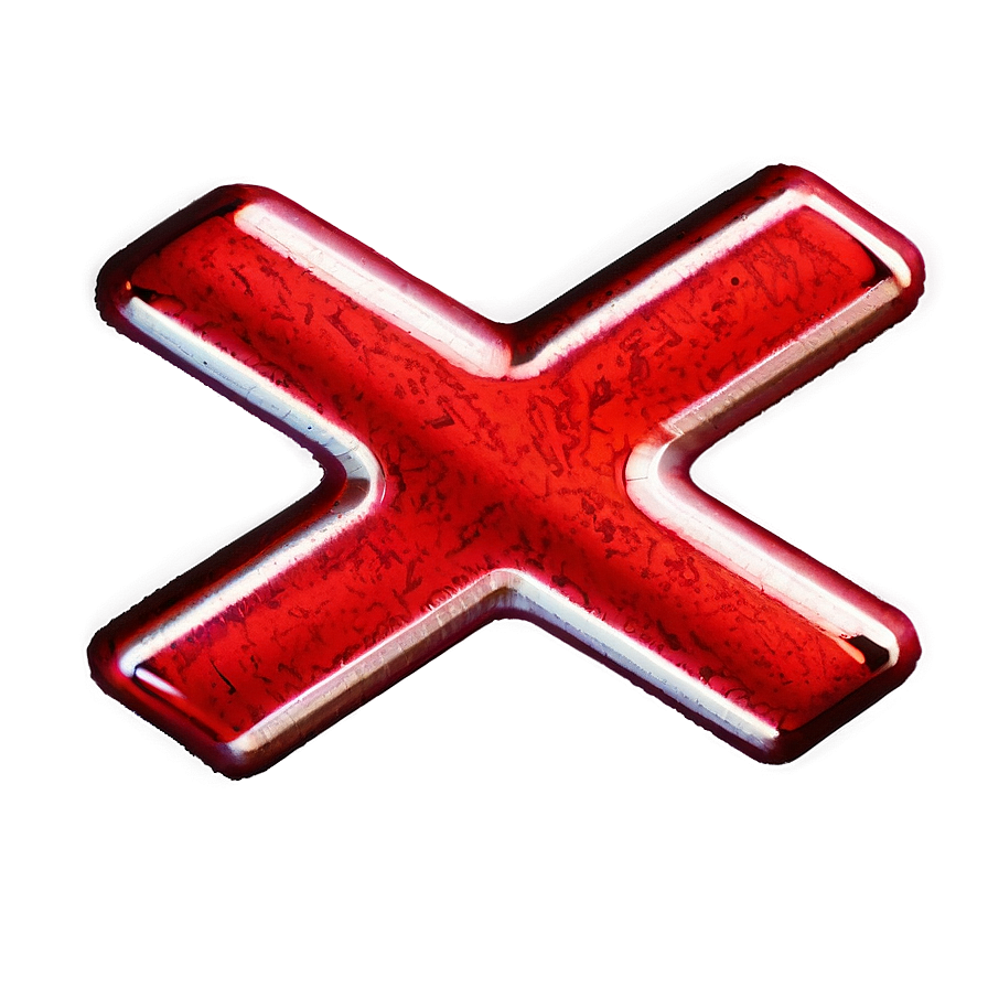 Transparent Red X Mark Png Dty