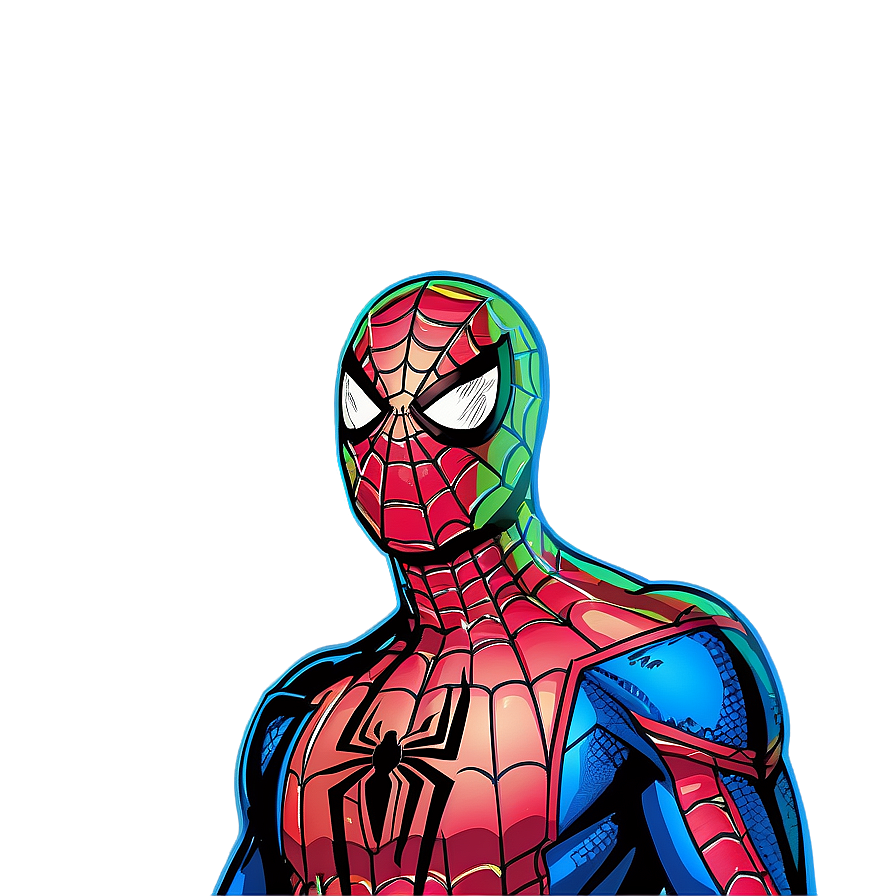 Transparent Spiderman Graphic Png 91