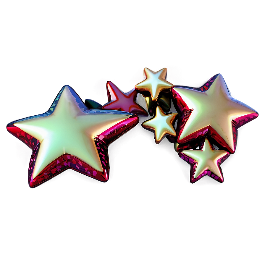 Transparent Stars Design Png 05252024