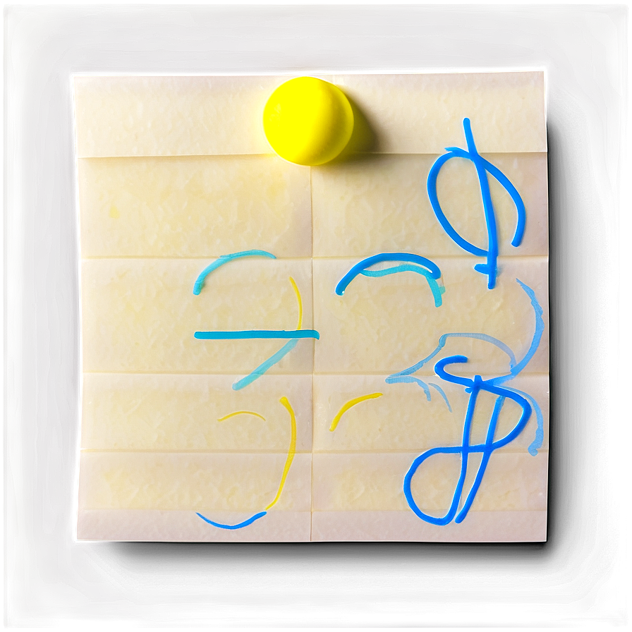 Transparent Sticky Note Png 96