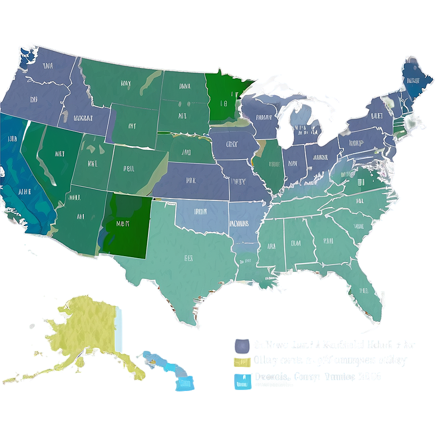 Transparent Usa Map Png Bmg22