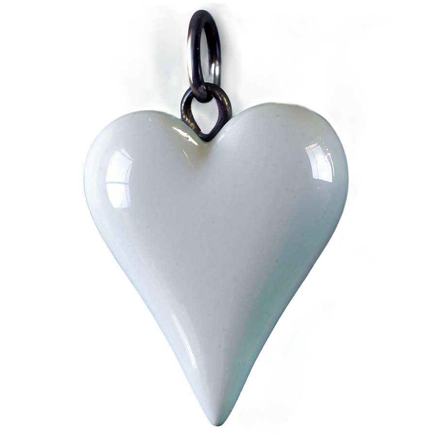 Transparent White Heart Png 05232024