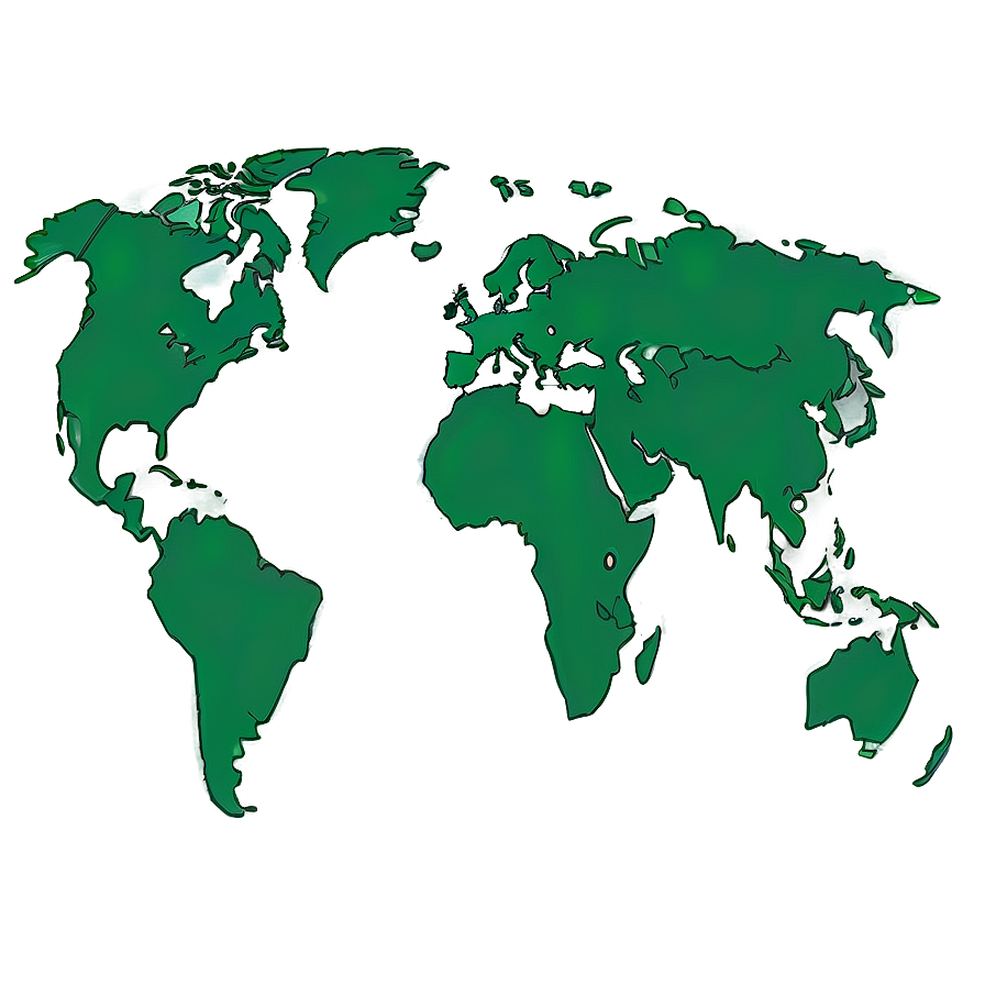 Transparent World Map Outline Png Ytl1