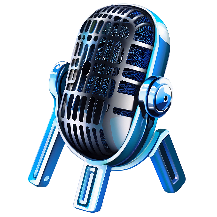 Travel-friendly Podcast Microphone Png 06122024