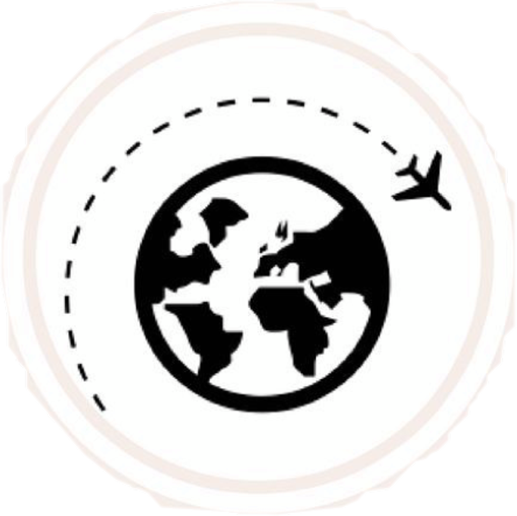 Travel Icon Airplaneand Globe