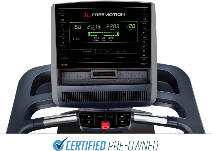 Treadmill Console Display Freemotion