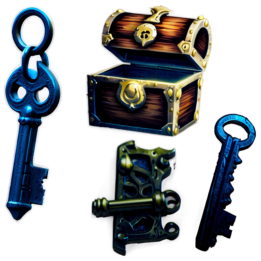 Treasure Chest Keys Png Kvw