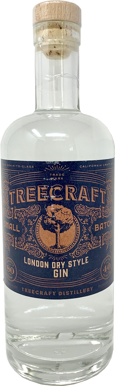Tree Craft London Dry Gin Bottle