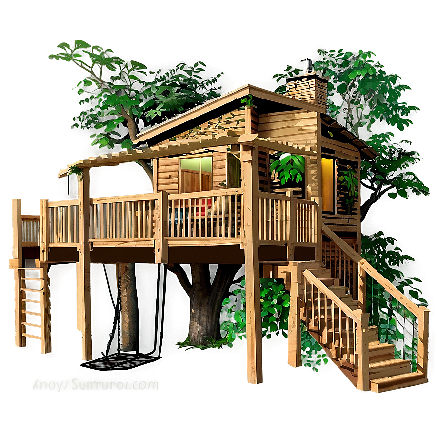 Tree House Deck Png Bnx