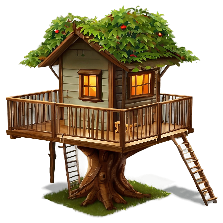 Tree House Design Png 06282024