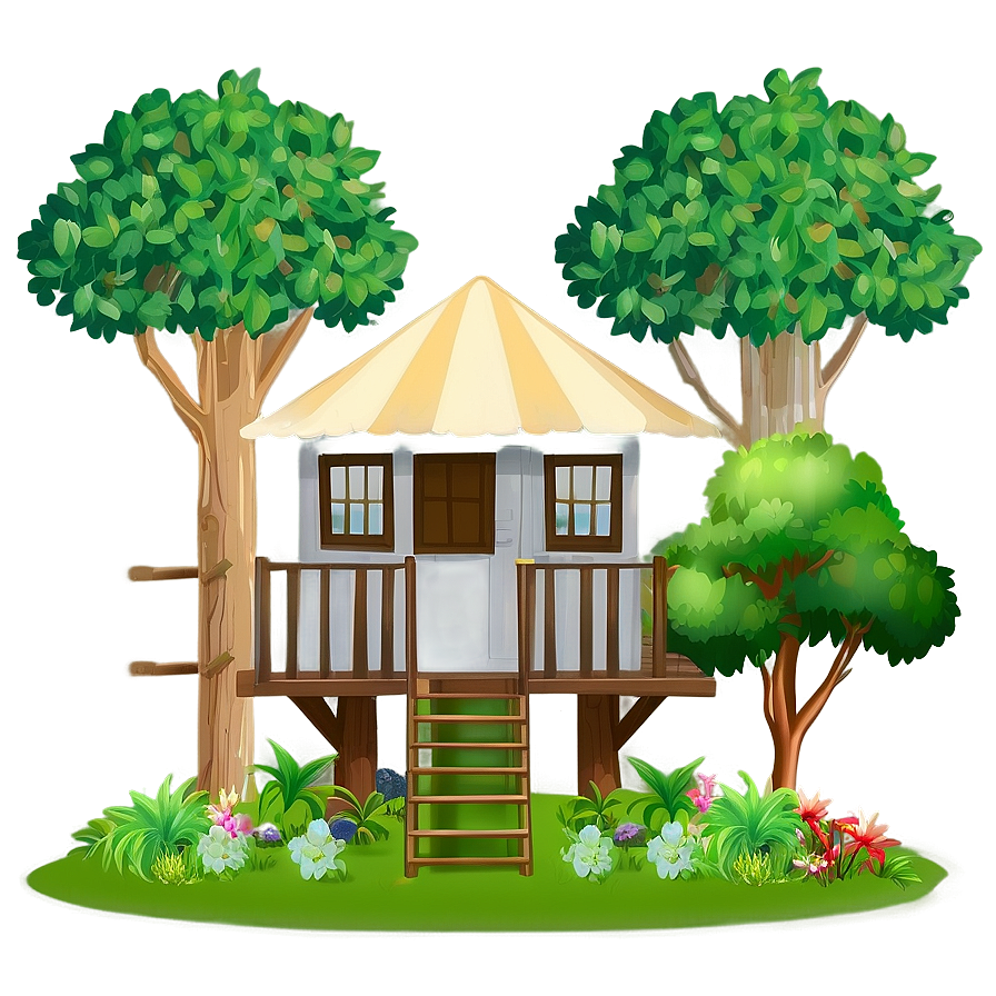 Tree House Garden Png Ohh69