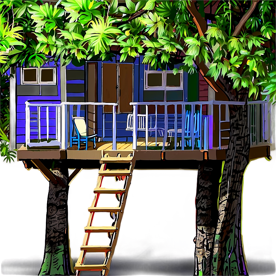 Tree House View Png Lpy