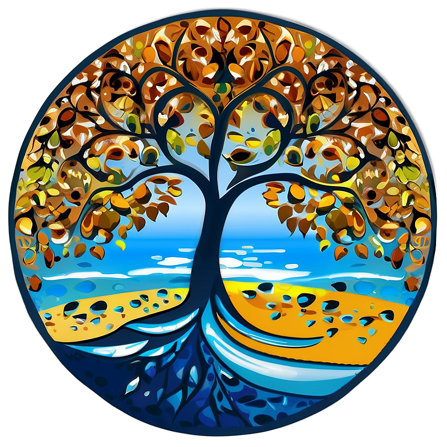 Tree Of Life In Ocean Theme Png 98