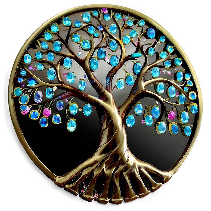 Tree Of Life With Crystal Gems Png Tpl62