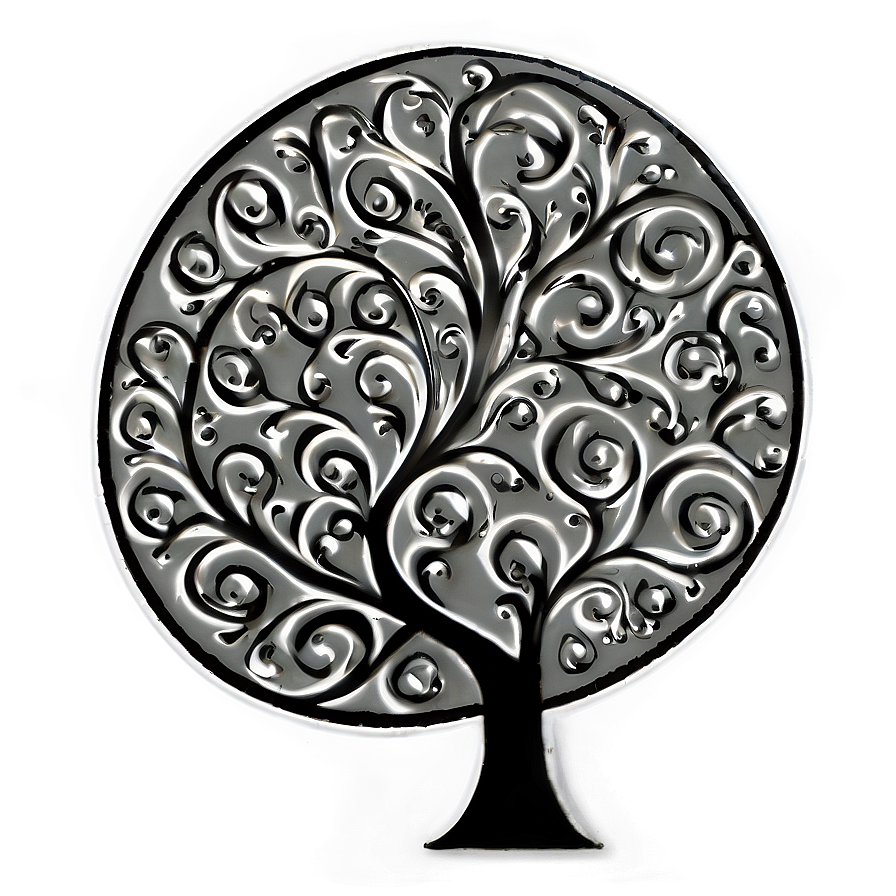 Tree Of Life With Swirling Branches Png 89