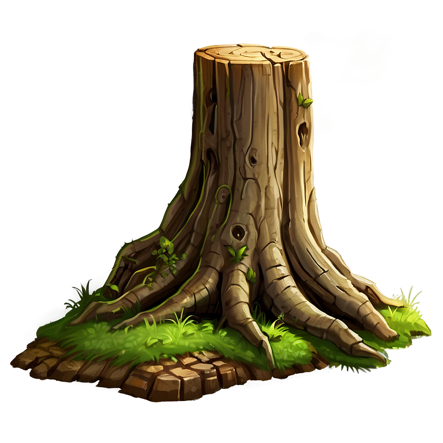 Tree Stump Side View Png 24