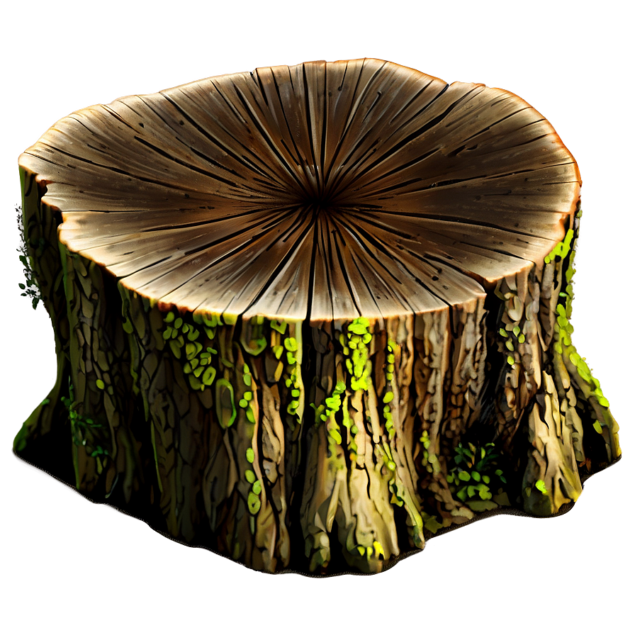 Tree Stump With Fungus Png 35