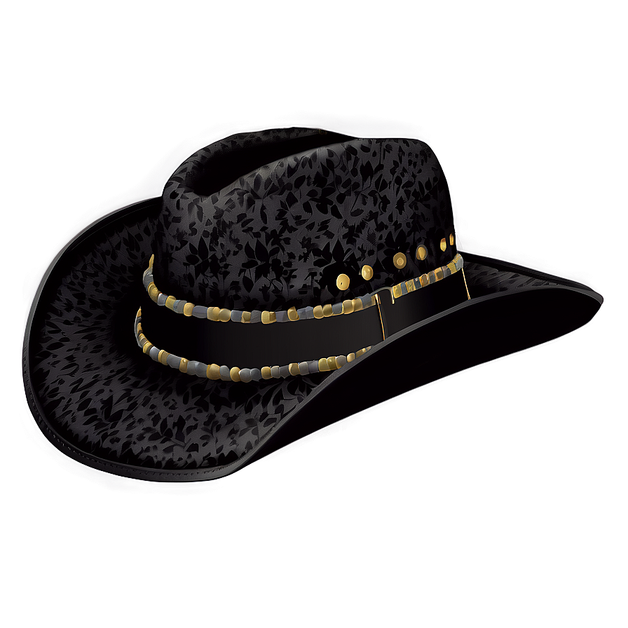 Trendy Black Cowboy Hat Png 38