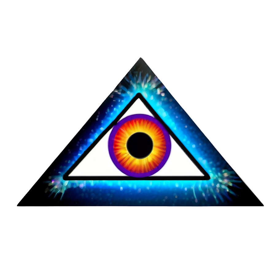 Triangle Eye Symbol Png 05042024