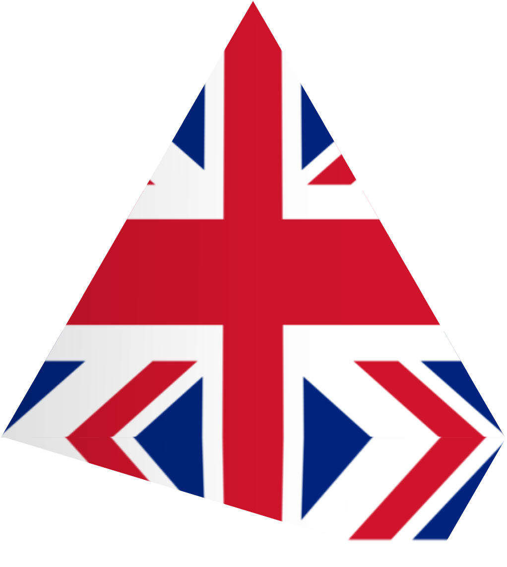 Triangular Union Jack Design