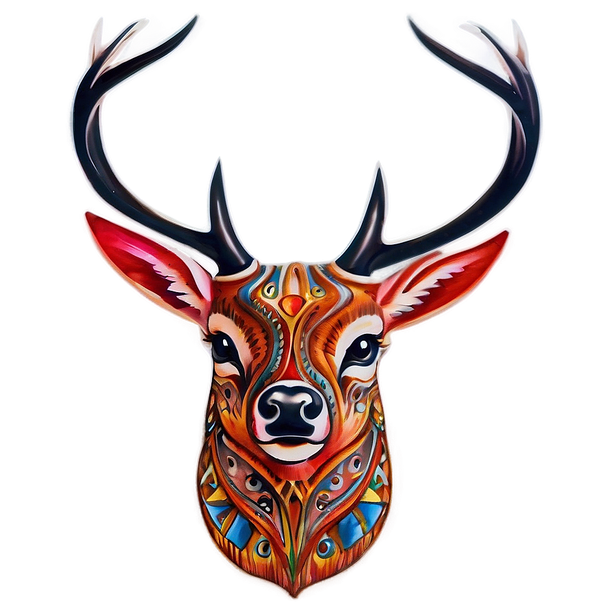 Tribal Buck Tattoo Png 32