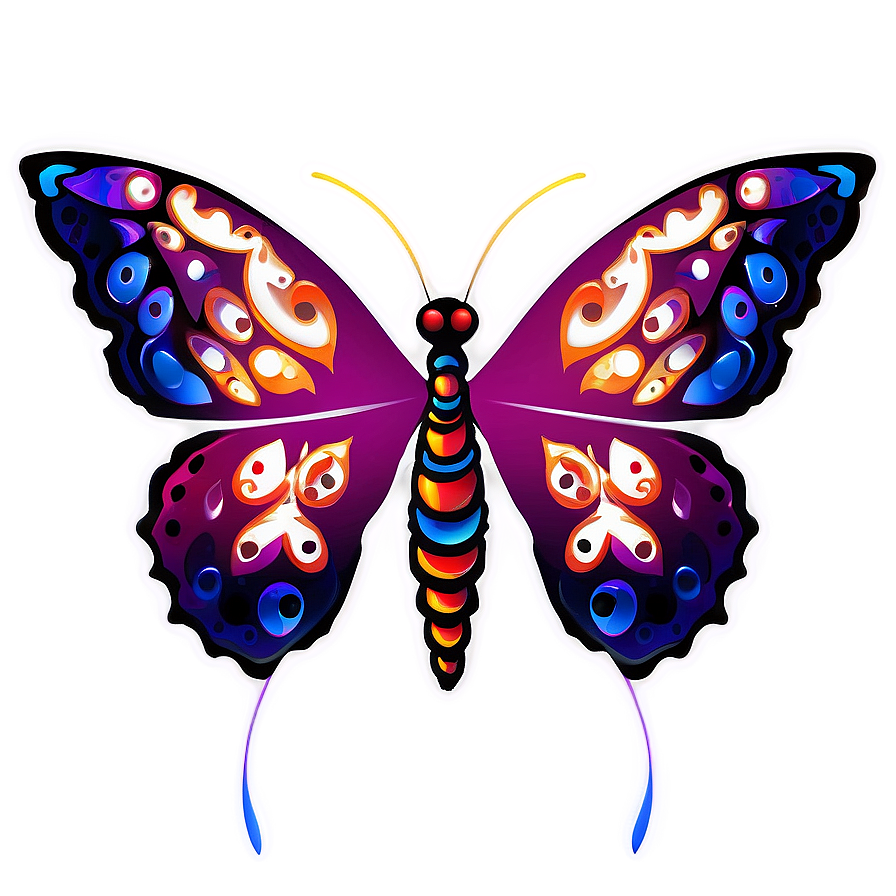 Tribal Butterfly Tattoo Png 40