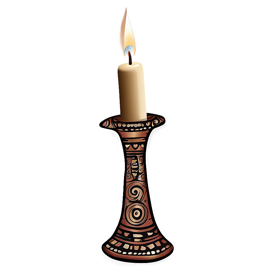 Tribal Candleurstick Motif Png 06262024