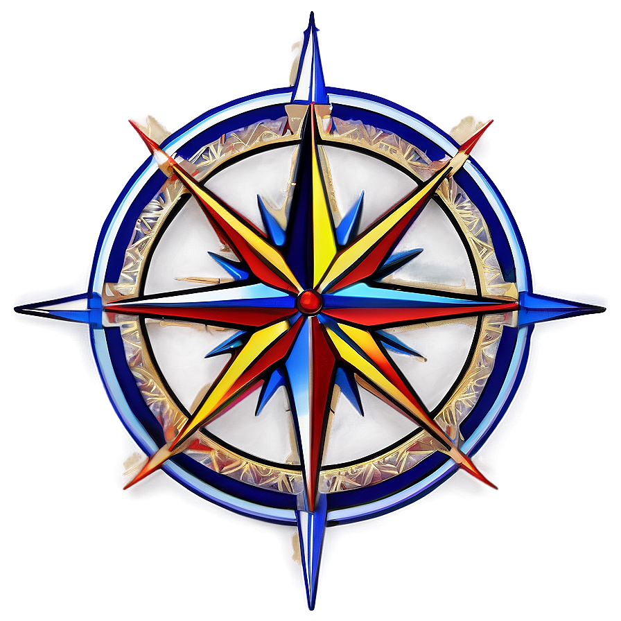 Tribal Compass Rose Symbol Png 05252024