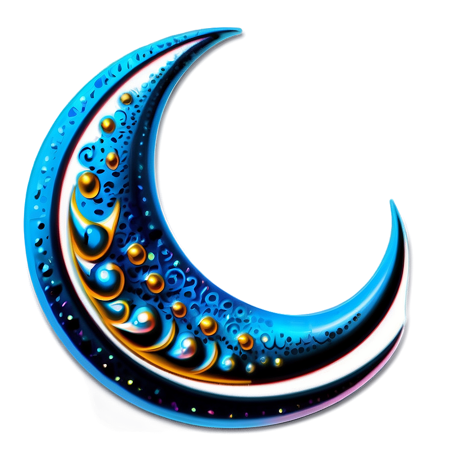 Tribal Crescent Moon Png 05212024