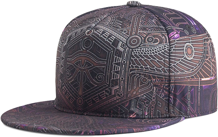 Tribal Design Snapback Hat