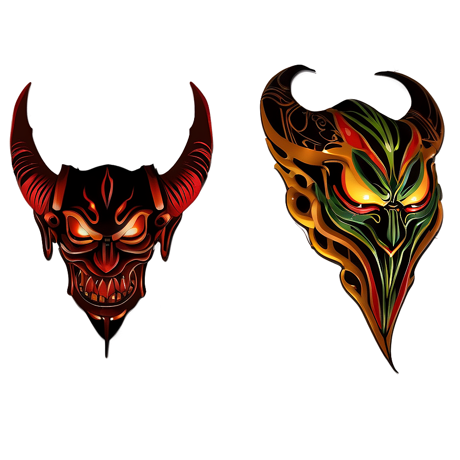 Tribal Devil Tattoo Png 49