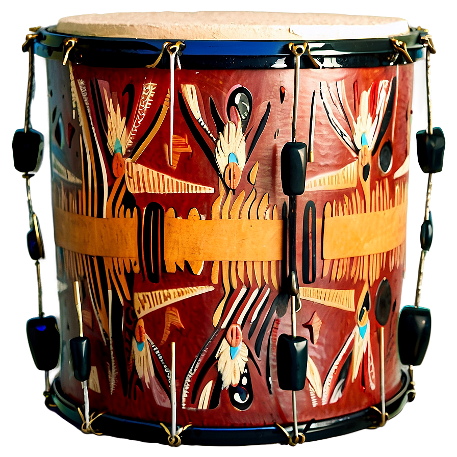 Tribal Drum Pattern Png 05242024