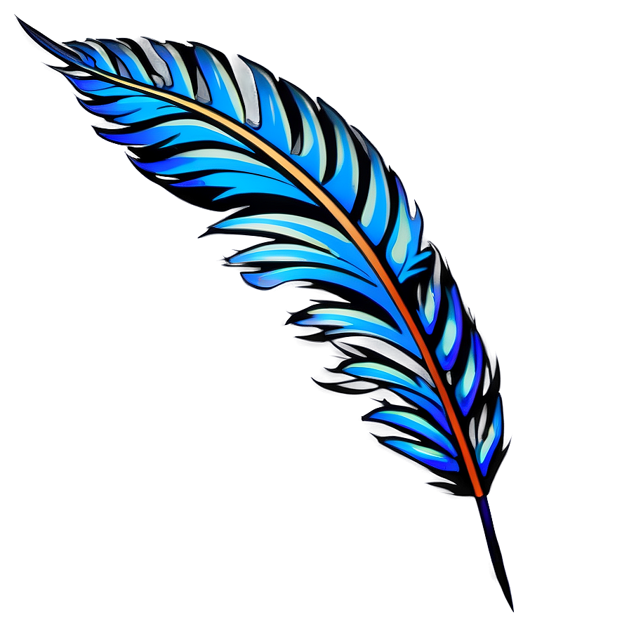 Tribal Feather Tattoo Design Png Clf