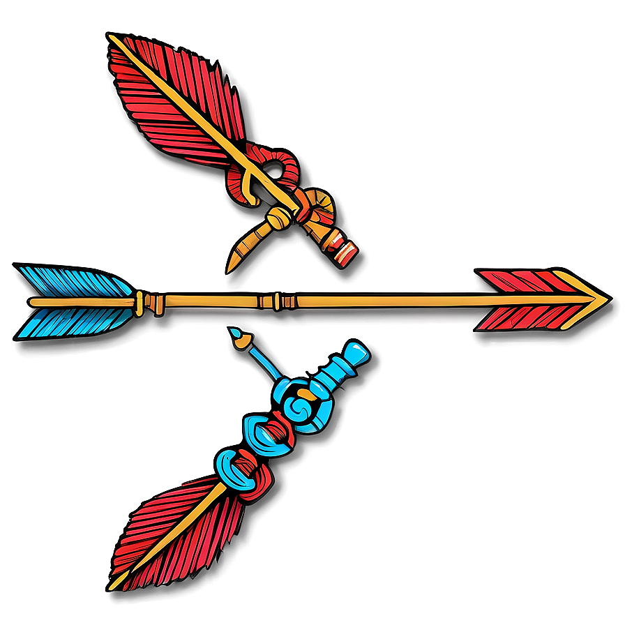 Tribal Hand Drawn Arrow Png Mlr89