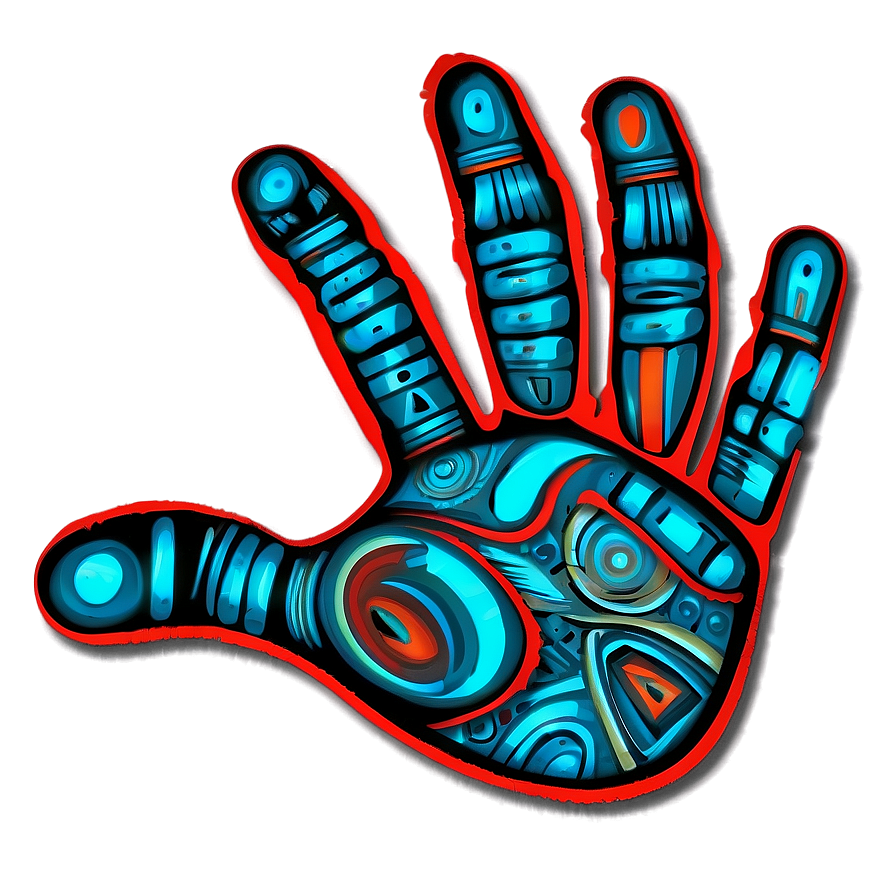 Tribal Handprint Symbol Png 06212024