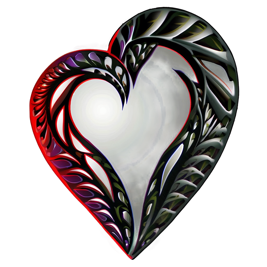 Tribal Heart Tattoo Design Png Fhu6