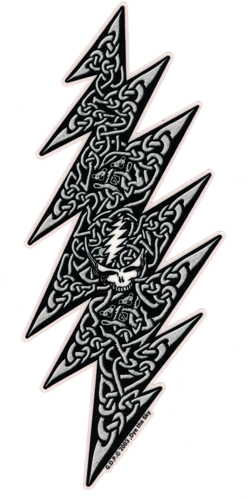 Tribal Lightning Bolt Design