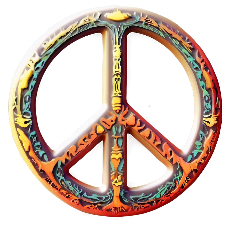 Tribal Peace Sign Png 05252024