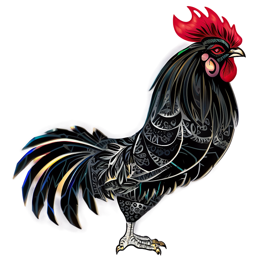 Tribal Rooster Symbol Png Vdx93