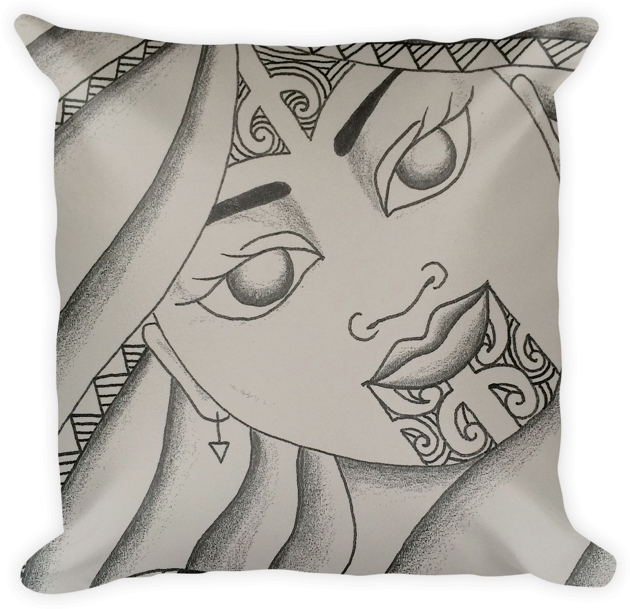 Tribal Style Anime Pillow Design