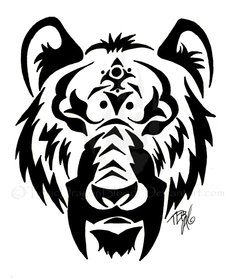 Tribal Tiger Artwork