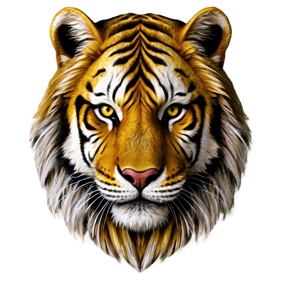 Tribal Tiger Head Tattoo Png 82