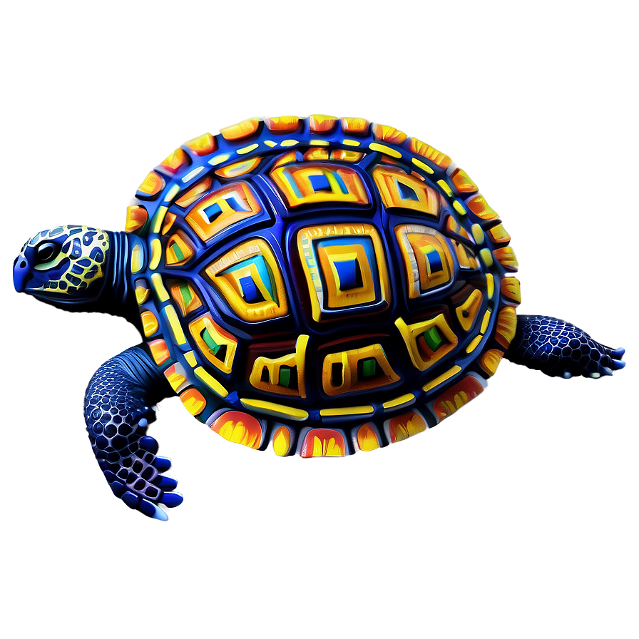 Tribal Turtle Tattoo Design Png 05232024