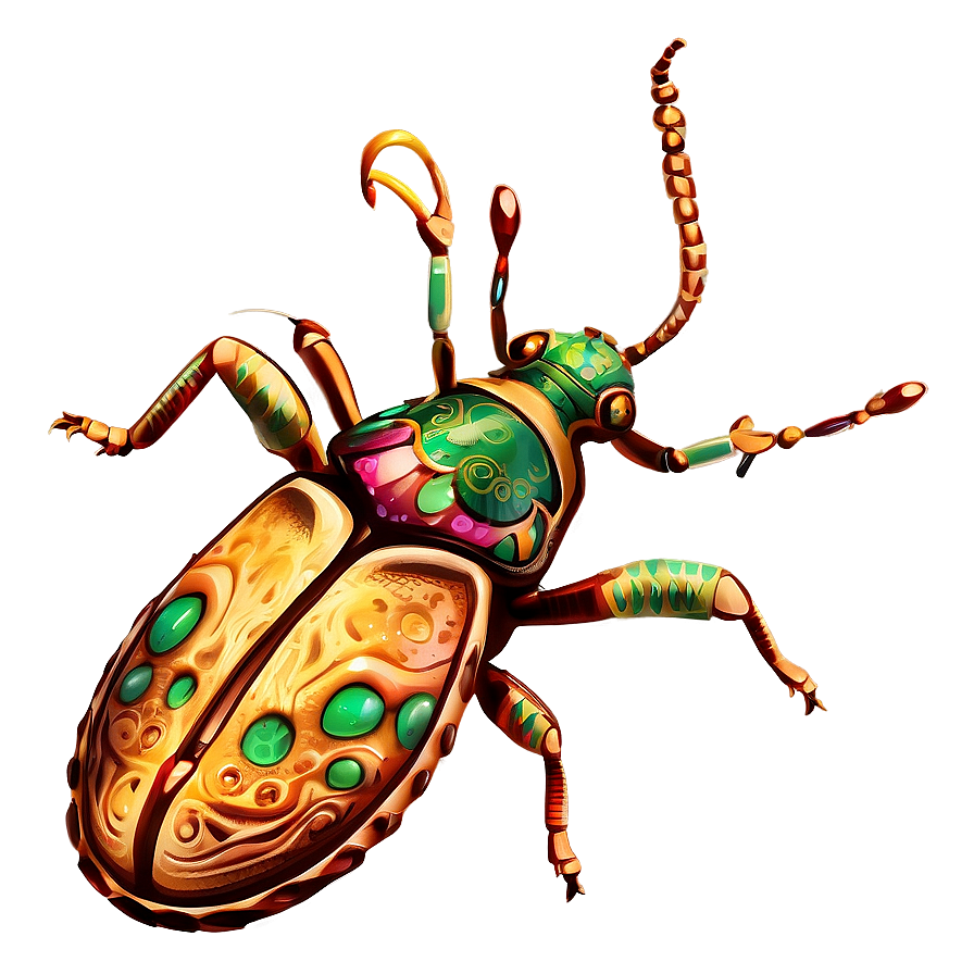 Tribal Weevil Tattoo Design Png 4