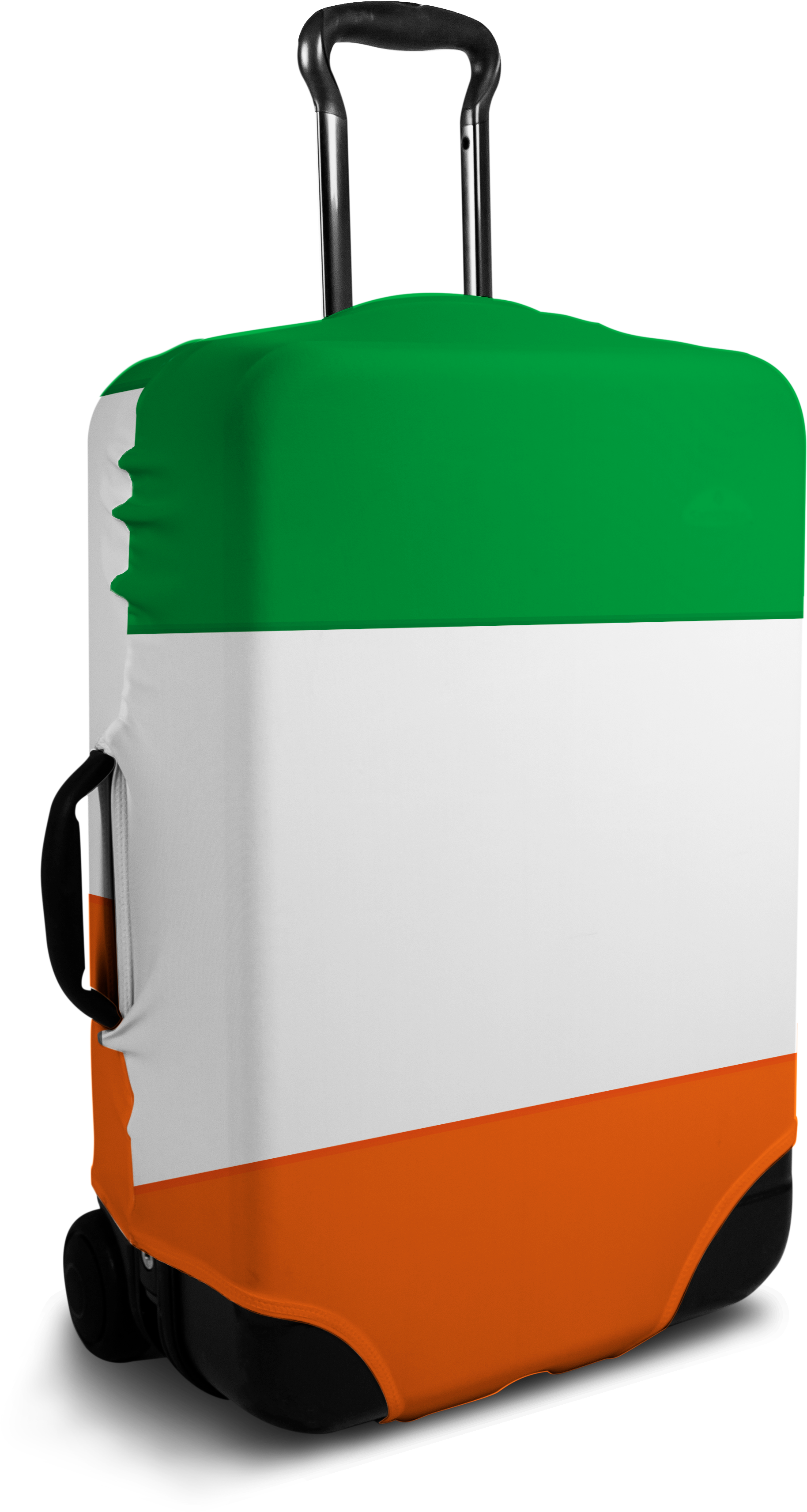 Tricolor Luggage Bag Standing