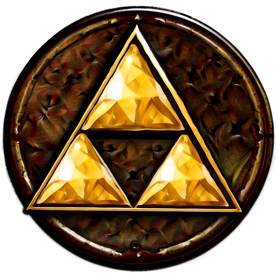 Triforce In Circle Png Bpn