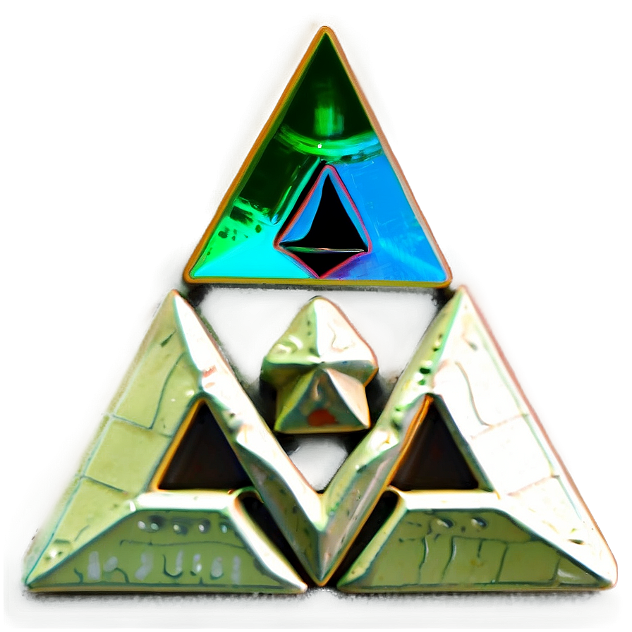 Triforce Keychain Design Png 71