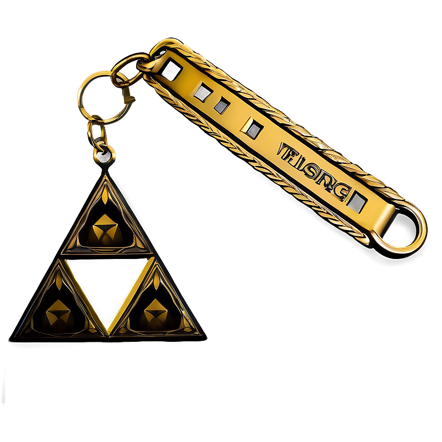 Triforce Keychain Design Png Nue27